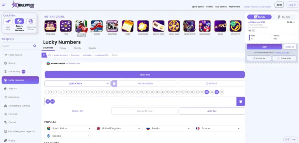 Hollywoodbets online