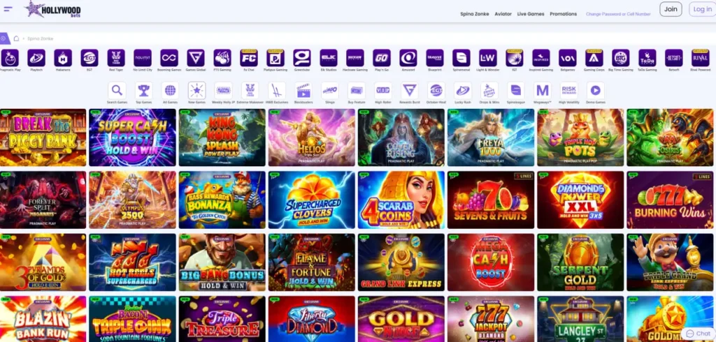Hollywoodbets slots online